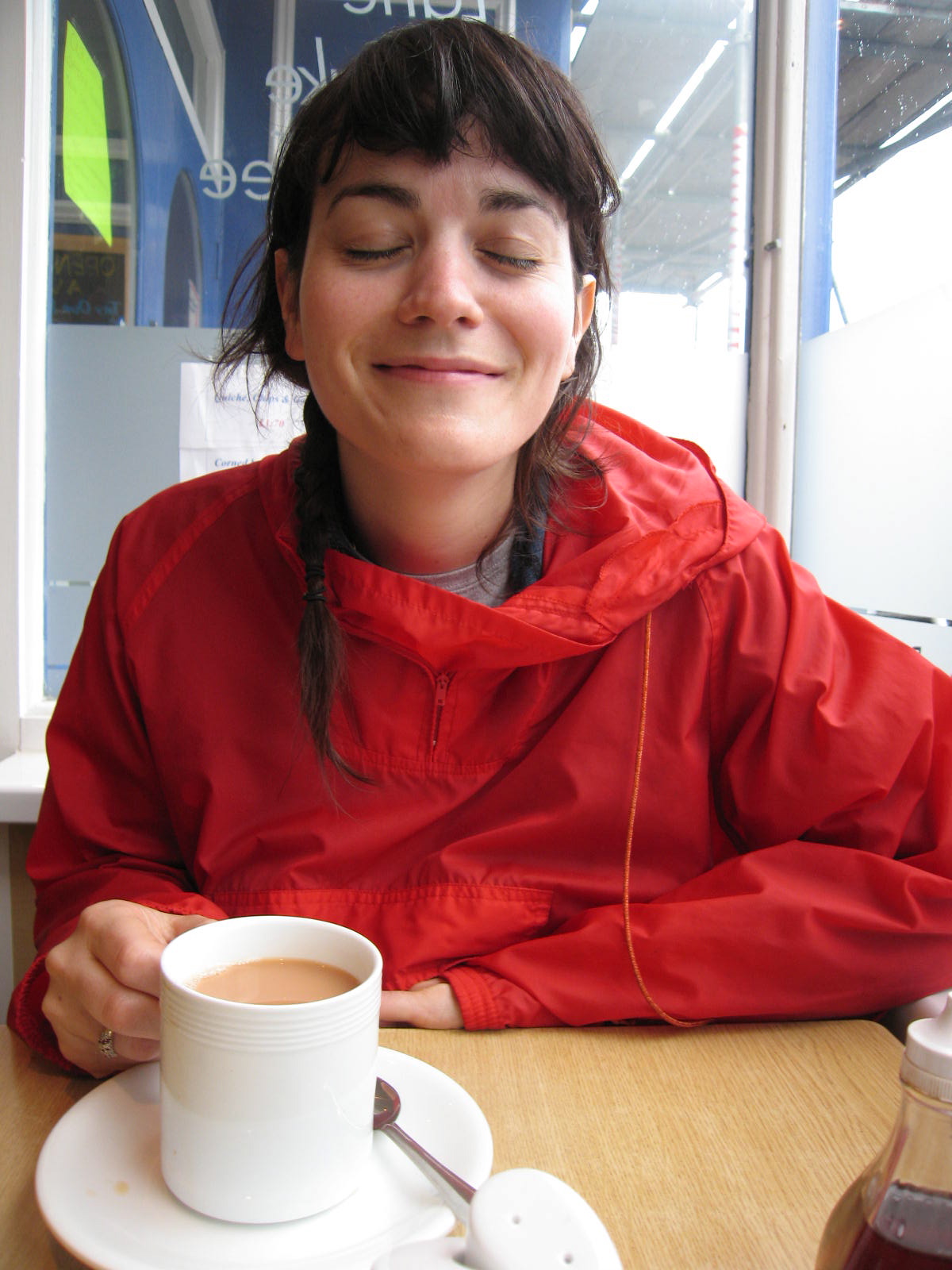A mug of tea left on a counter overnight